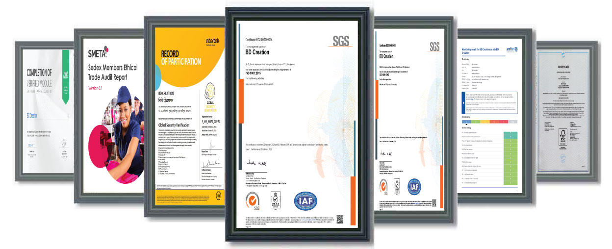 all certifications